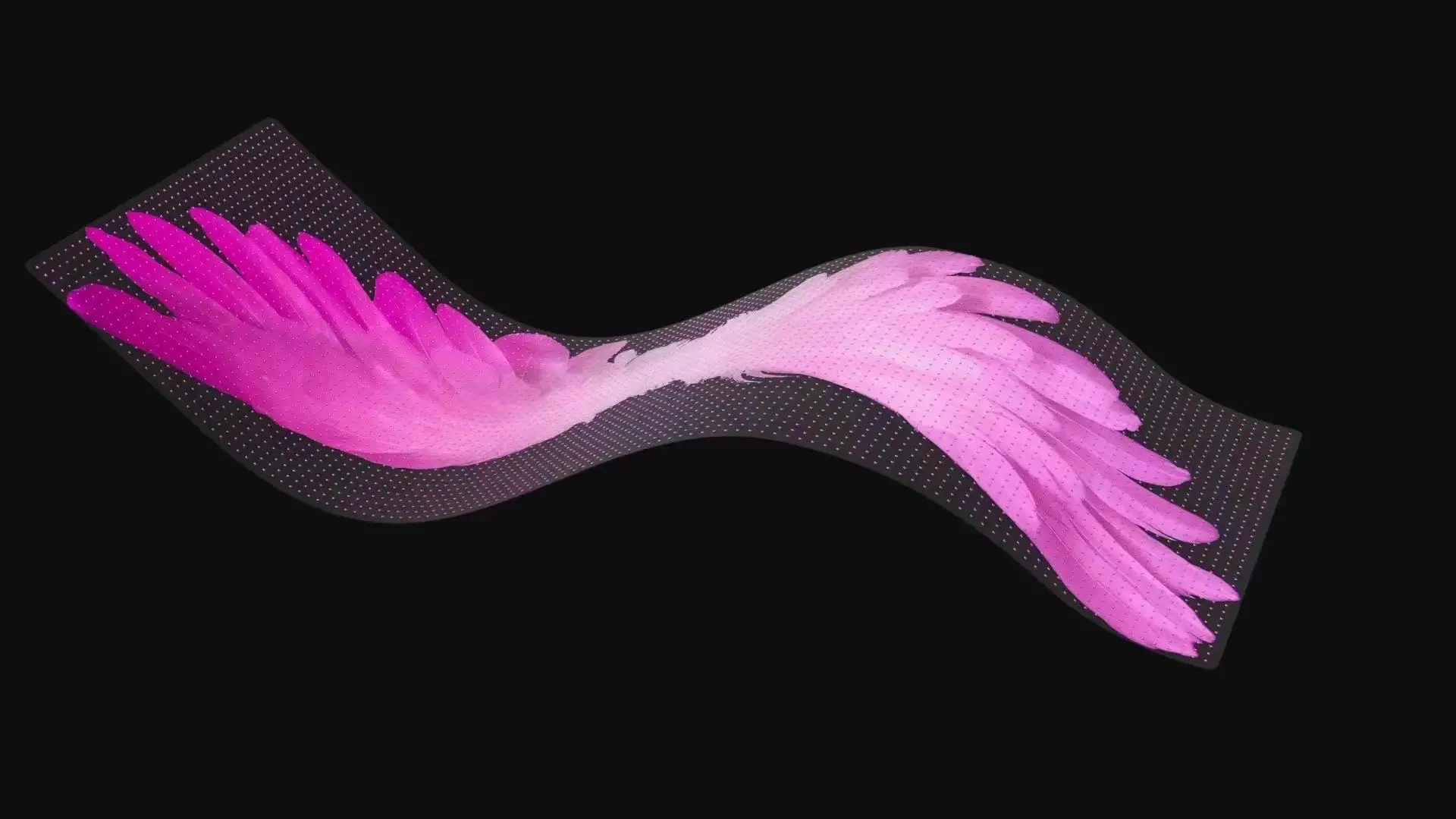 Parede de vídeo de perspectiva de publicidade de vidro Tela de filme transparente LED em display LED transparente