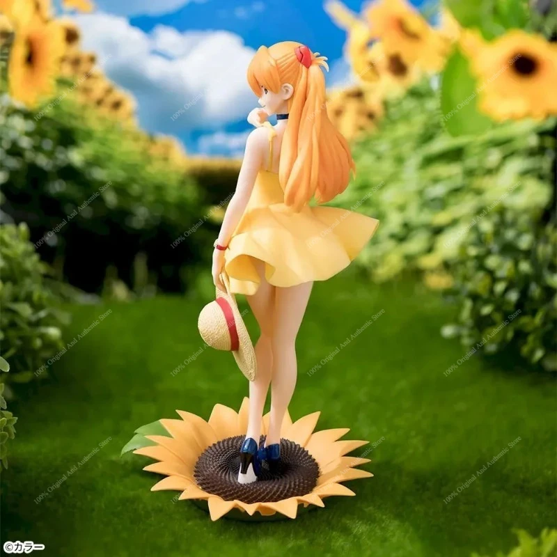 100% Original SEGA Neon Genesis Evangelion EVA Asuka Langley Soryu Summer Dress Ver.2 Anime PVC Figure Collectible Gift In Stock view 4