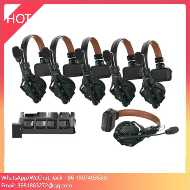 Newest Solidcom C1 Pro Full Duplex ENC Wireless Intercom Headset System For TV Film Production