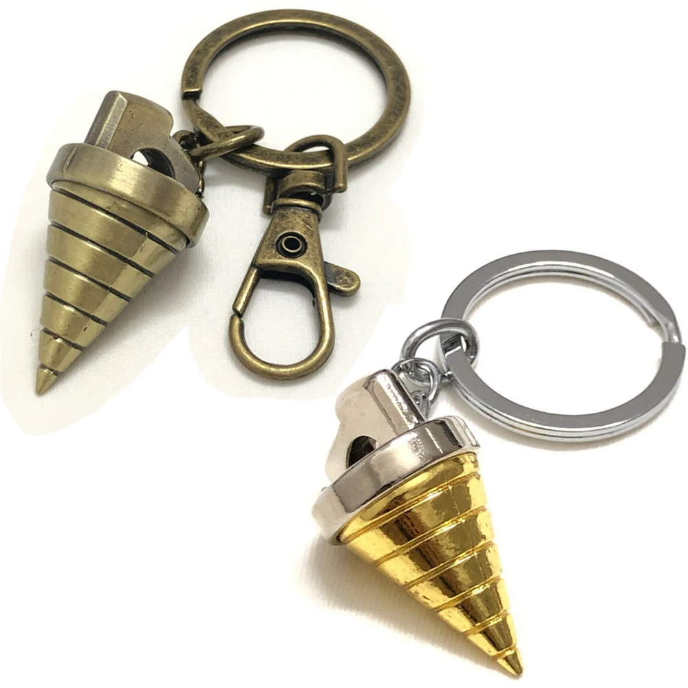 حلقة مفاتيح معدنية من Tengen Toppa ، مثقاب أساسي ، قلادة تأثيري ، اكسسوارات مجوهرات ، Tengentoba و Lagann Michael