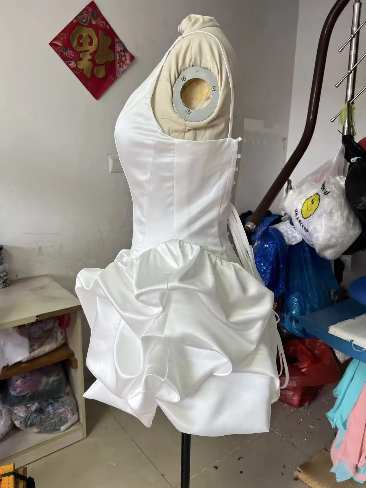 Fashion Short Wedding Dresses Boho Beach V-Neck Mini Bridal Dress Women Evening Wedding Prom Gowns Customized