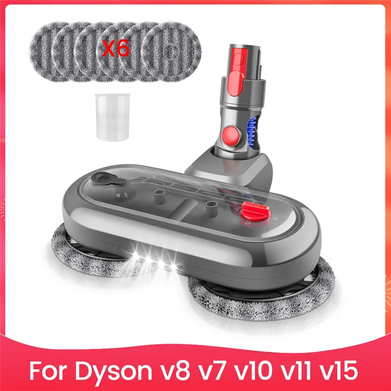 

CKFAM-Wet And Dry Electric Mop Head For Dyson V8, V7, V10, V11, V15 - Hard Floor Vacuum Cleaner Replacement Accessories