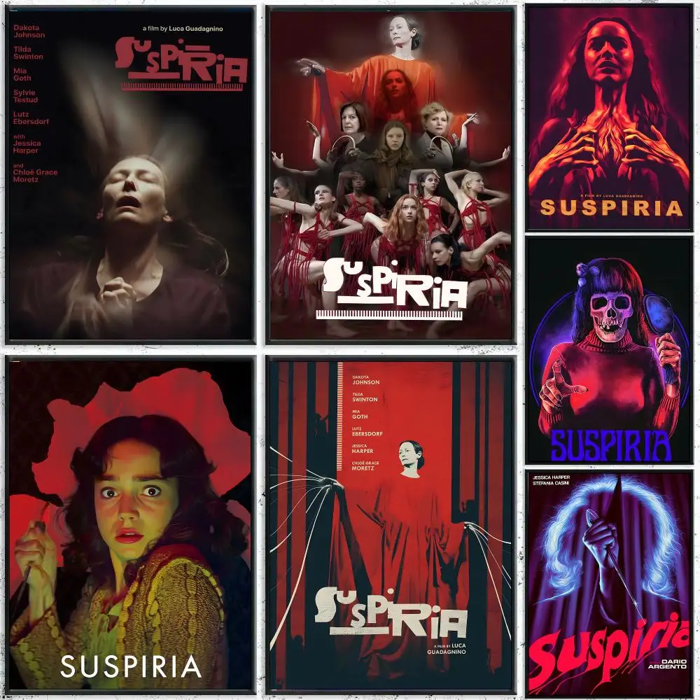 Movie Suspiria Poster HD Waterproof Wall Decal for Study, Living Room & Garage, Great Gift for Fans