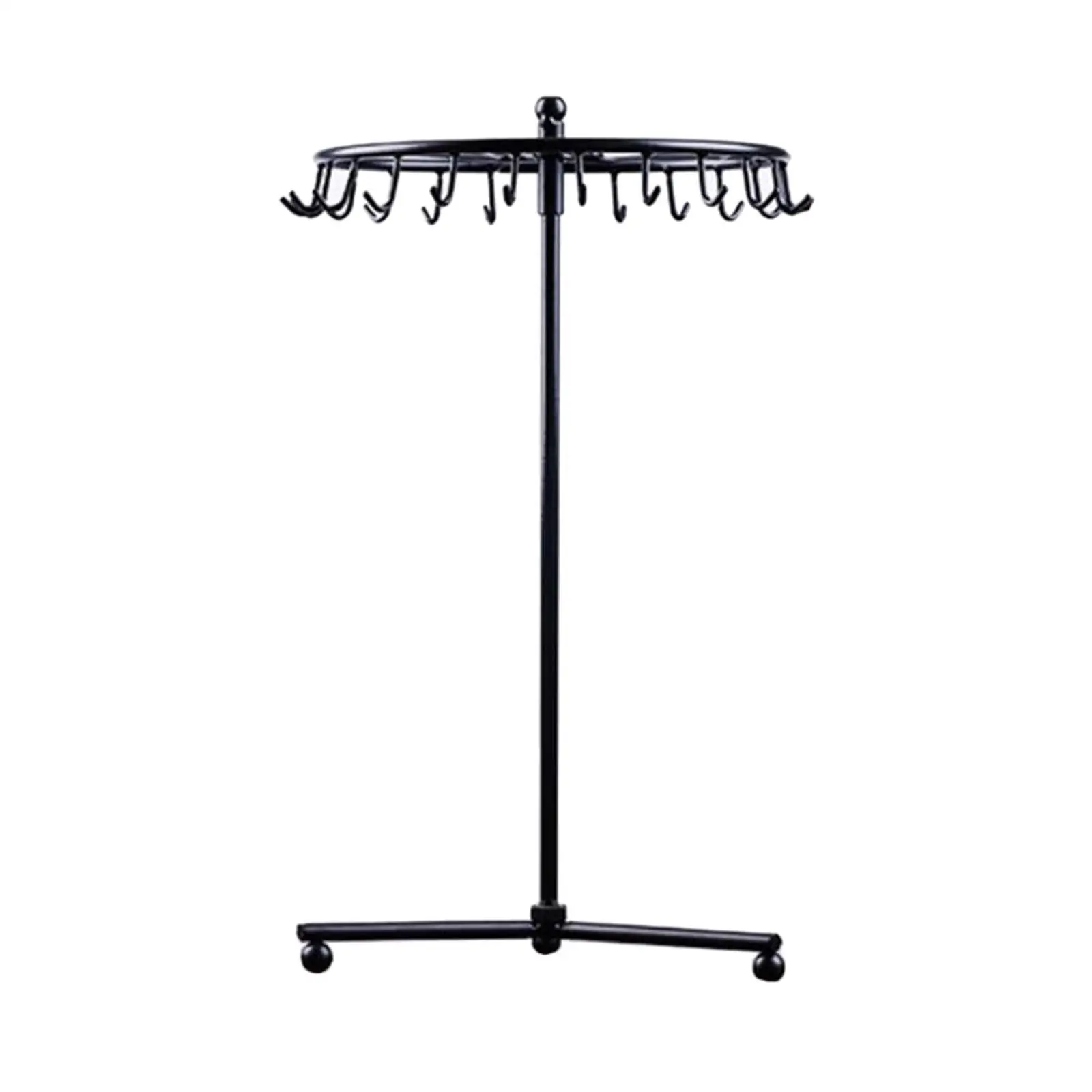 Rotatable Jewelry Display Organizer for Necklace Earrings Height Adjustable
