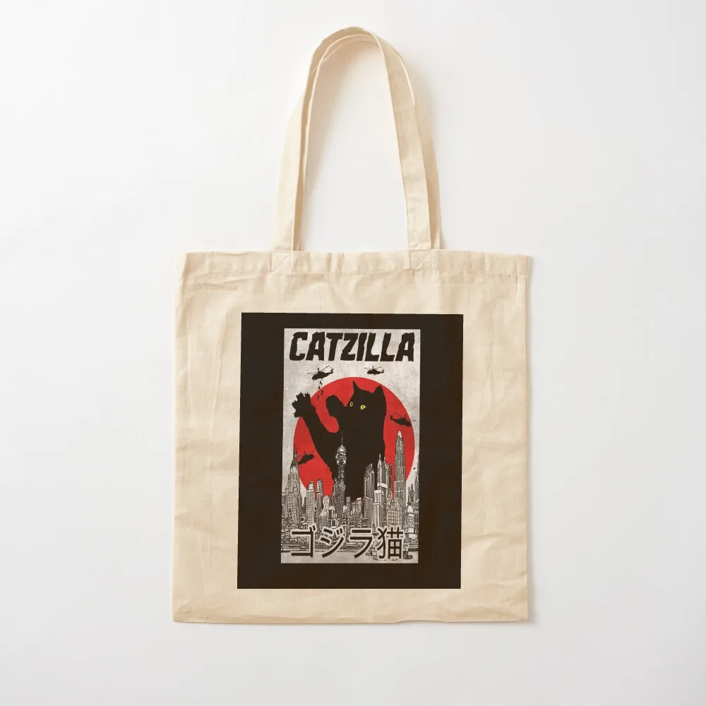 Catzilla Tote Bag Women's bags tote bag university Women bags Fabric bag