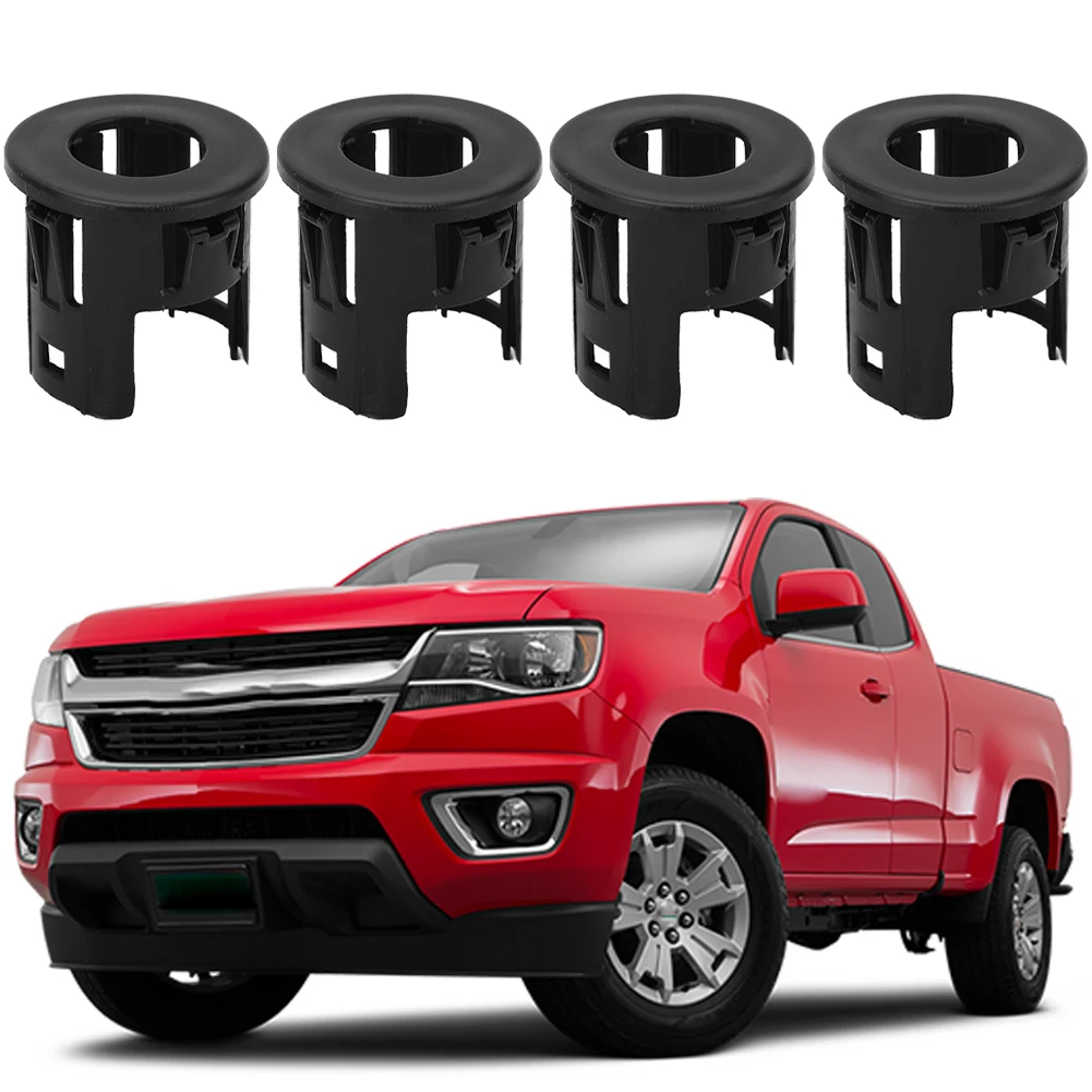 4Pcs Parking Assist Sensor Mount Bracket Bezels OE 5LS52TZZAA Parking Assist Sensor Bracket Bezels for Ram 1500 2500 3500 14-19