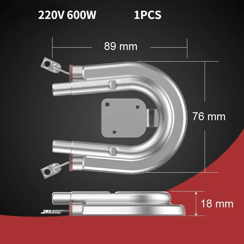 Coffee machine heating element aluminum U-shaped heater for tea machine coffee maker electric heating tube parts 220V 600-1000W