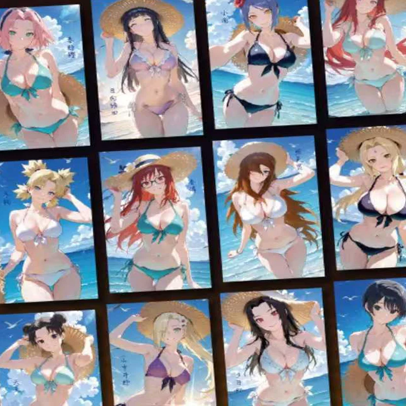 180Pcs/Wholesale Naruto Wave 3 Collection Card Booster Box  Naruto Anime Character Collection Card Board Game Card Toy Gift