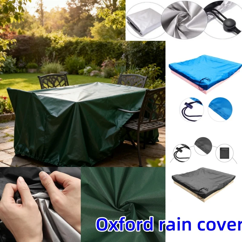 Outdoor Storage Rainproof Cover With No Water Accumulation Or Seepage Thickened Drawstring Oxford Tent