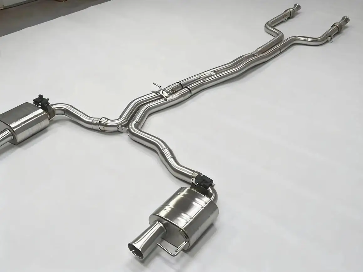 

MANX Exhaust Catback for Mercedes Benz C43 AMG with valves SS304 Precision hand-welded Perfect quality