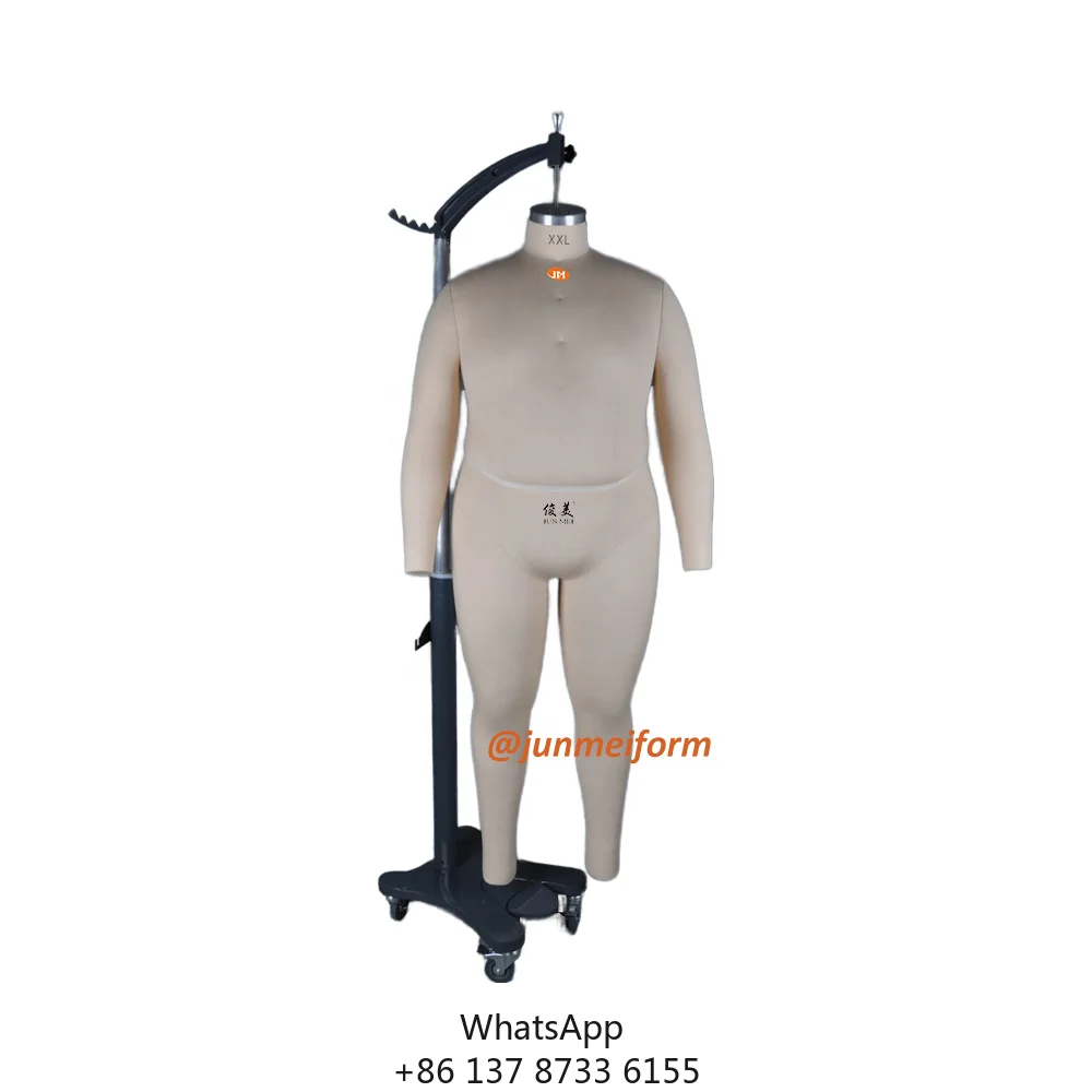 Premium Brand Custom Men's Over-Size Tailoring Mannequin Grade Headless Torso Type Adjustable Shoulders Detachable Fiberglass