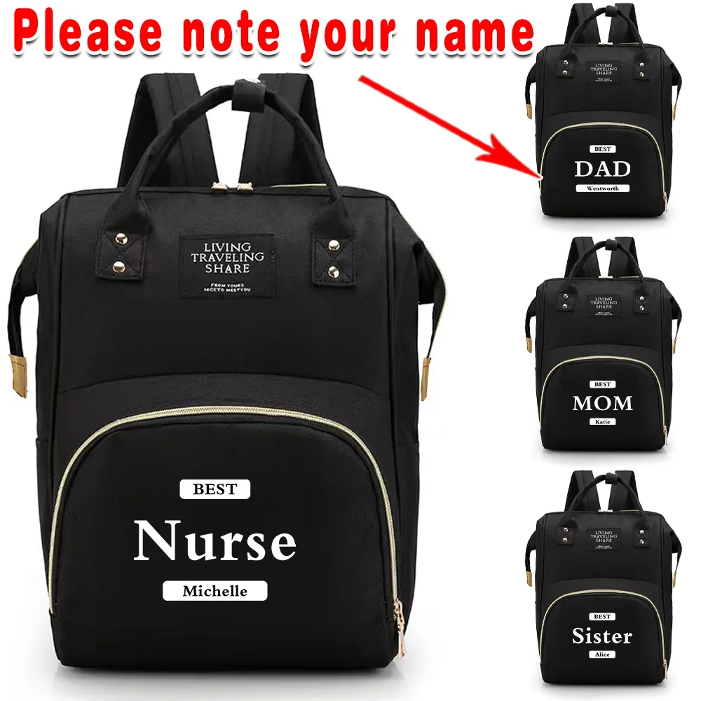 

Портативная сумка для ухода за подгузниками Многофункциональный дорожный рюкзак большой вместимости