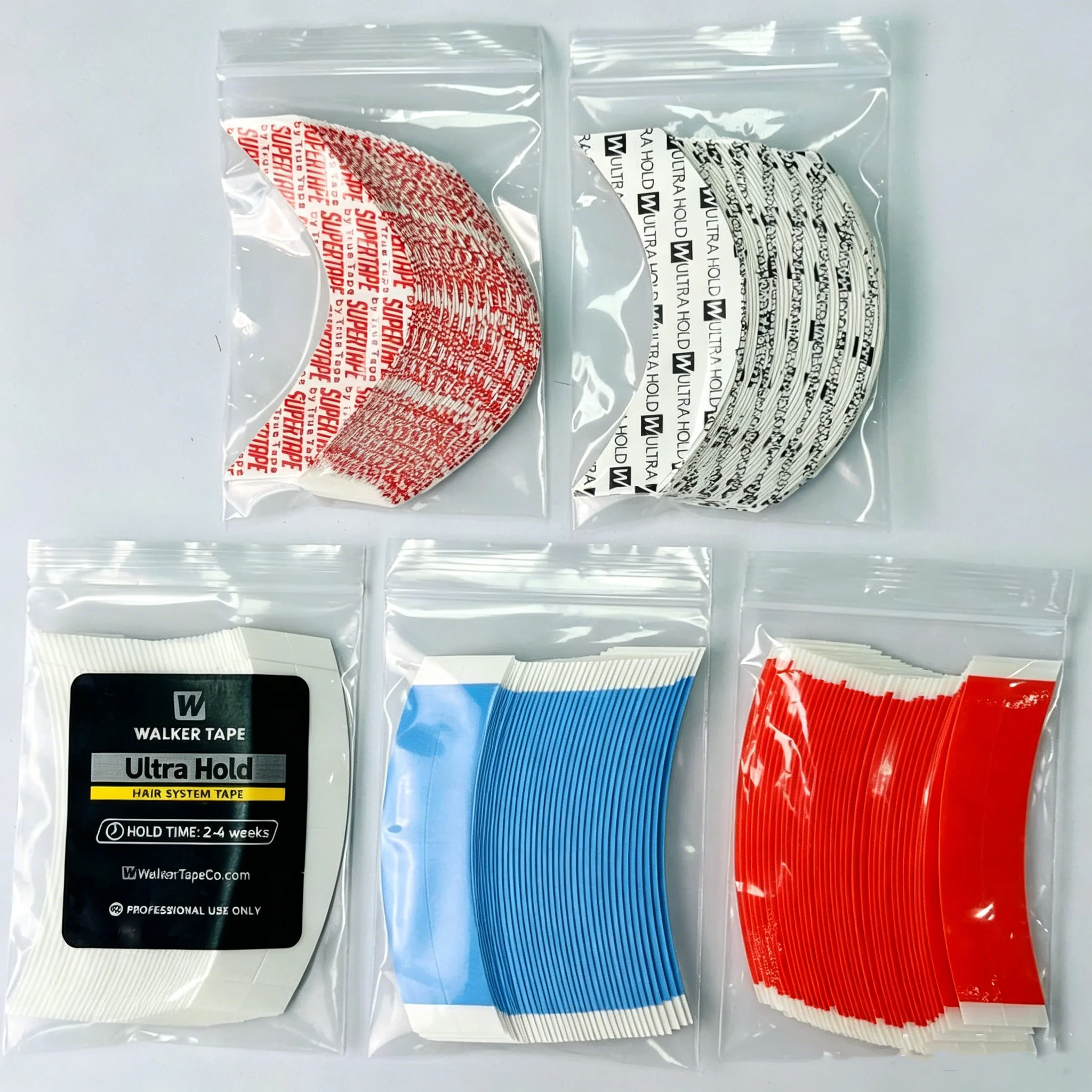 Walker Ultra Hold Curved Hair System Tape 36pcs Super Adhesive Strips Tape For Extension/Toupee/ Lace Wig/Closure