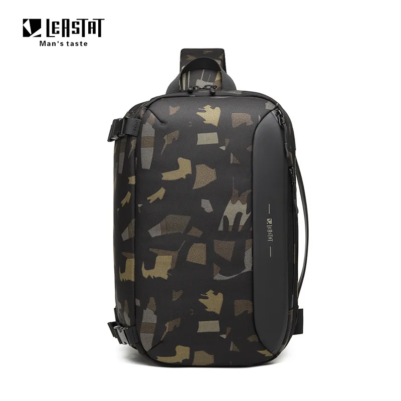 Bolso de hombro con sentido de diseño de alta calidad, bolso de hombro USB multifuncional antirrobo, bolso de mensajero impermeable para viaje