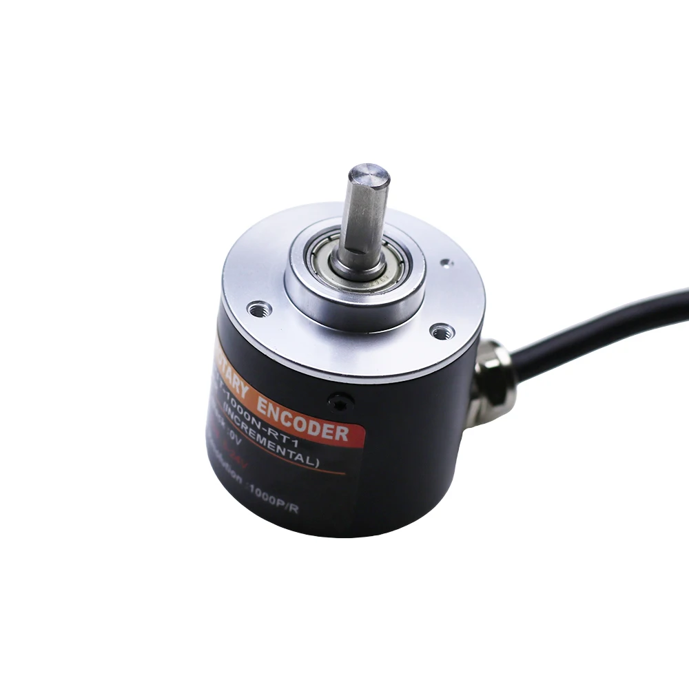 Incremental Rotary Encoder DC 5-24v Wide Voltage Power Supply 6mm Shaft Optical Encoder 100P 500P 1000P 1024P