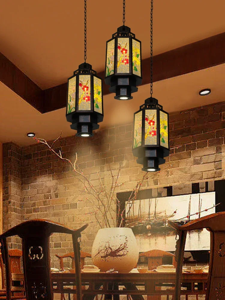 الكلاسيكية النمط الصيني مطعم الشاي البيت الممر الإضاءة الممر نزل B & B الإضاءة الزخرفية اليدوية الفن الثريا