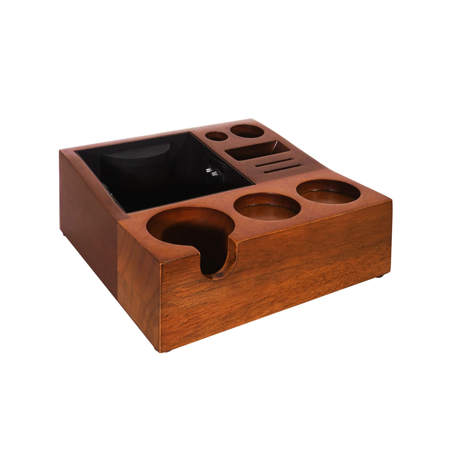 LMM accessories coffee machine handle bracket mahogany appliance storage seat