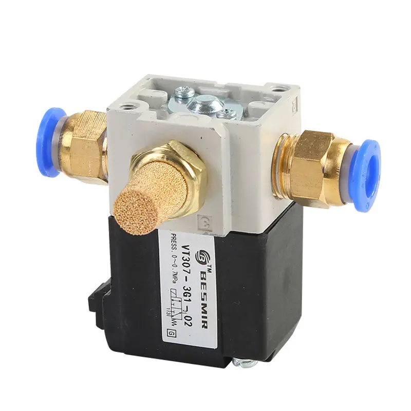 Vacuum Solenoid Valve VT307-5G-02 VT317V-5G/4G/3G/6G-01 Two Position Three Way High Frequency Pneumatic Valve DC24V AC220V