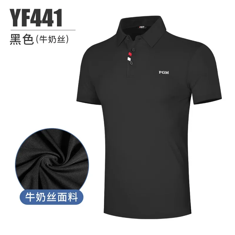 Golf clothing men's summer breathable clothes short-sleeved T-shirt quick-drying functional fabric golf men's clothing new