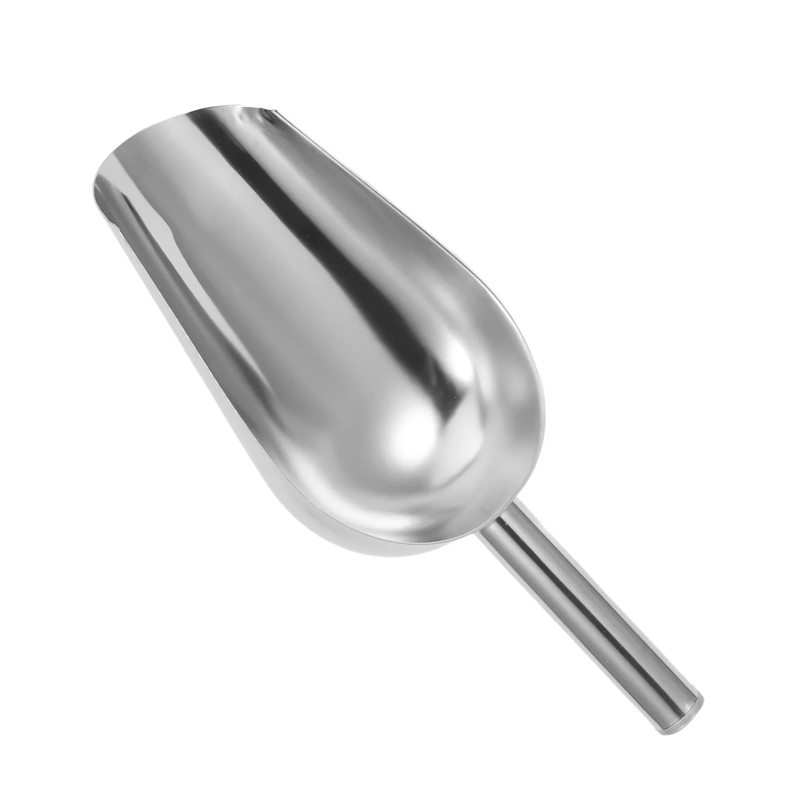 

1pc Stainless Steel Ice Cube Shovel 30X13Cm Multifunction Grain For Rice Candy Beans Flour Bar Kitchen Tool Use Ice Scoop Grain