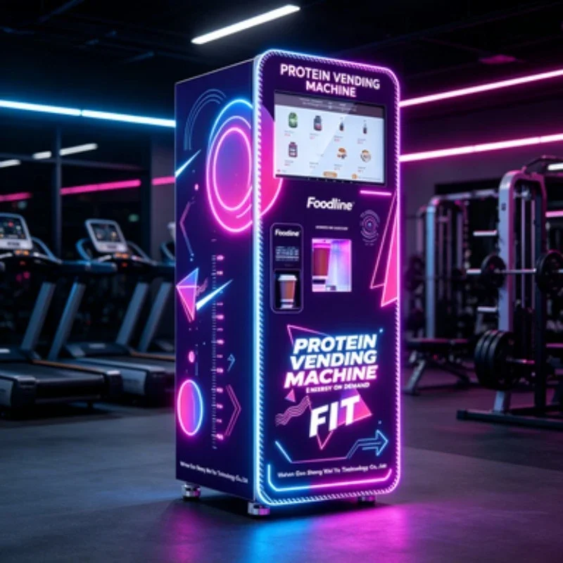 FL Protein Shake Vending Machine with Card Payment Protein Shake Creatind Vending Machine