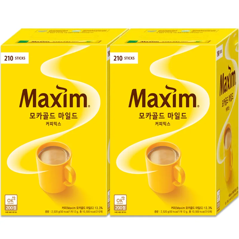 مكسيم موكا مزيج القهوة الذهبية 210 جرام × 2 عبوة