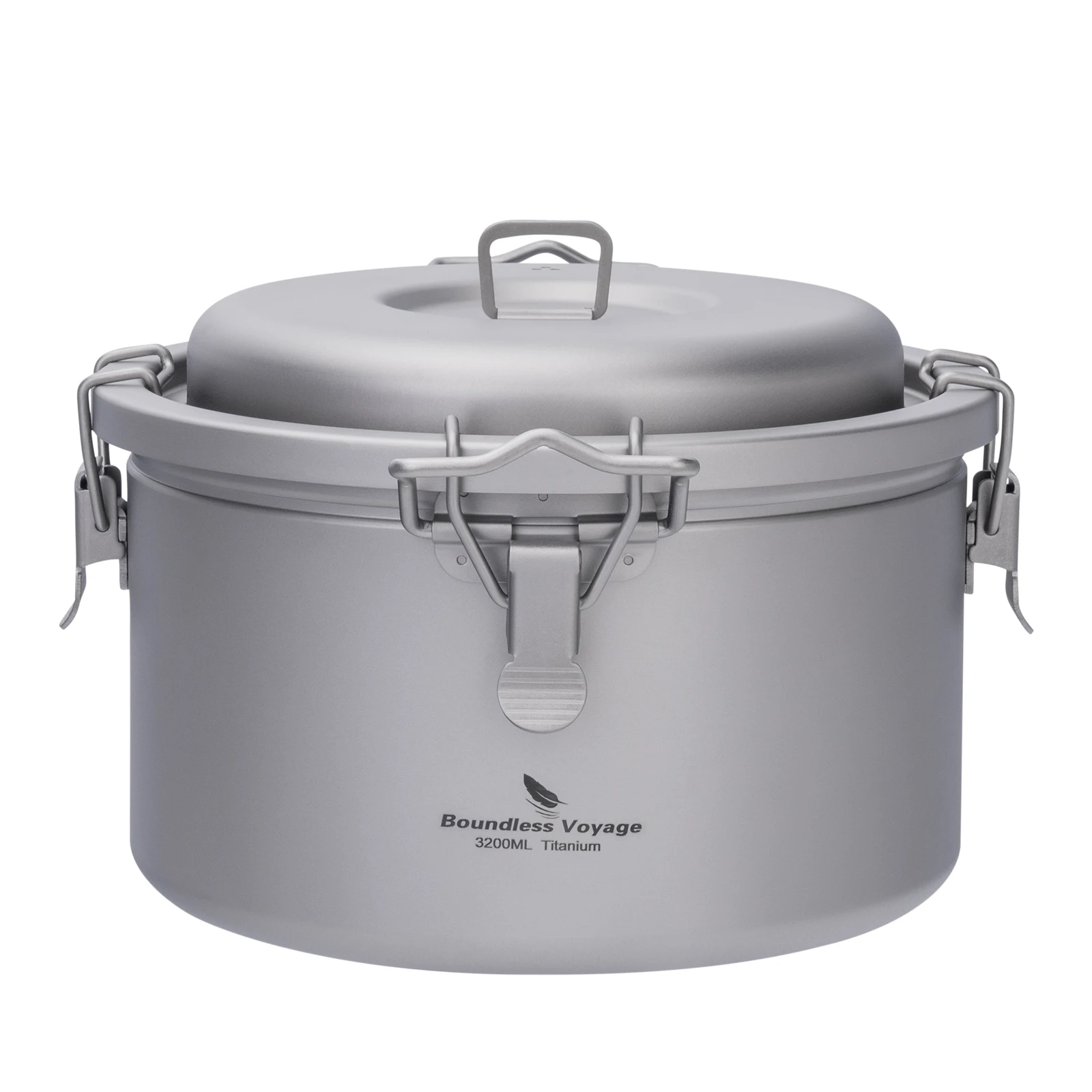 Boundless Voyage Titanium Campingpot Ultralichte rijstkoker Outdoor pannenset Multifunctioneel fornuis, vaatwasmachinebestendig - afbeelding 2