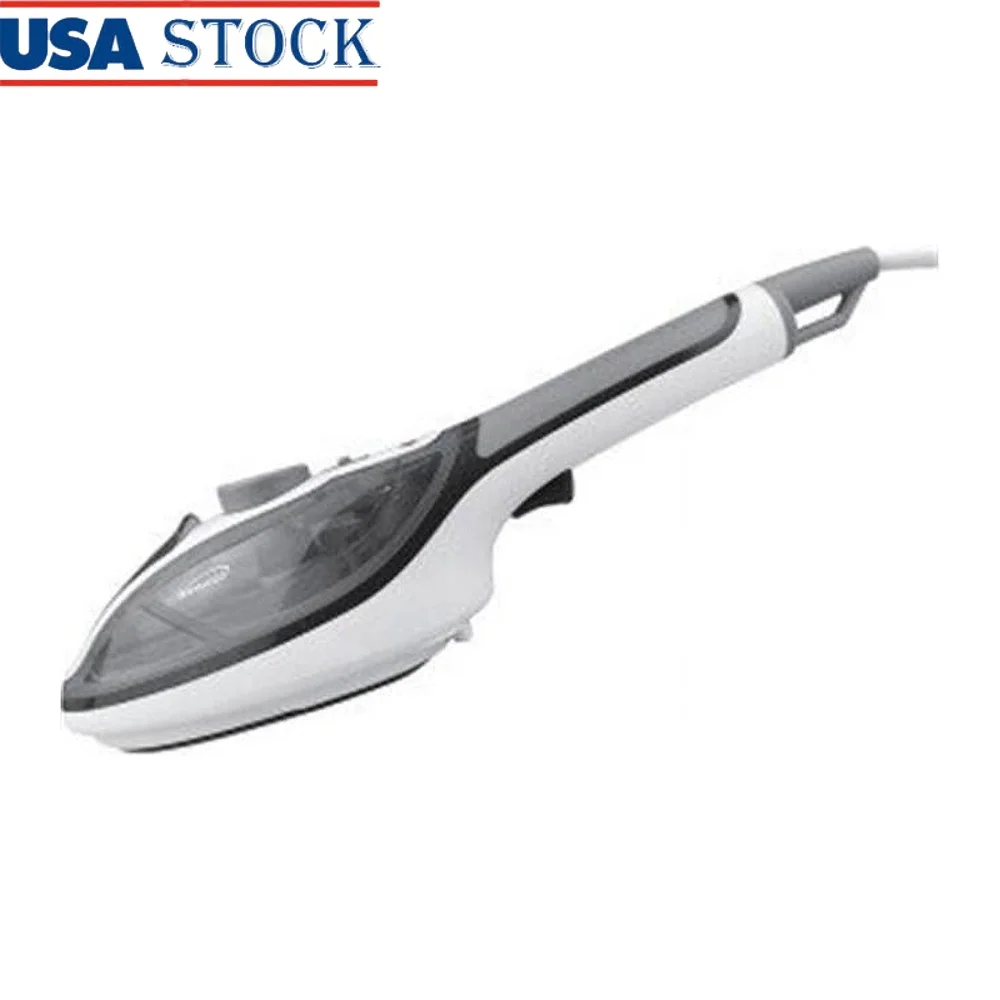 

Мощный ручной отпариватель для одежды, утюг с антипригарной подошвой, регулируемая температура, взрывной пары, длинный шнур питания, щетки для ворса