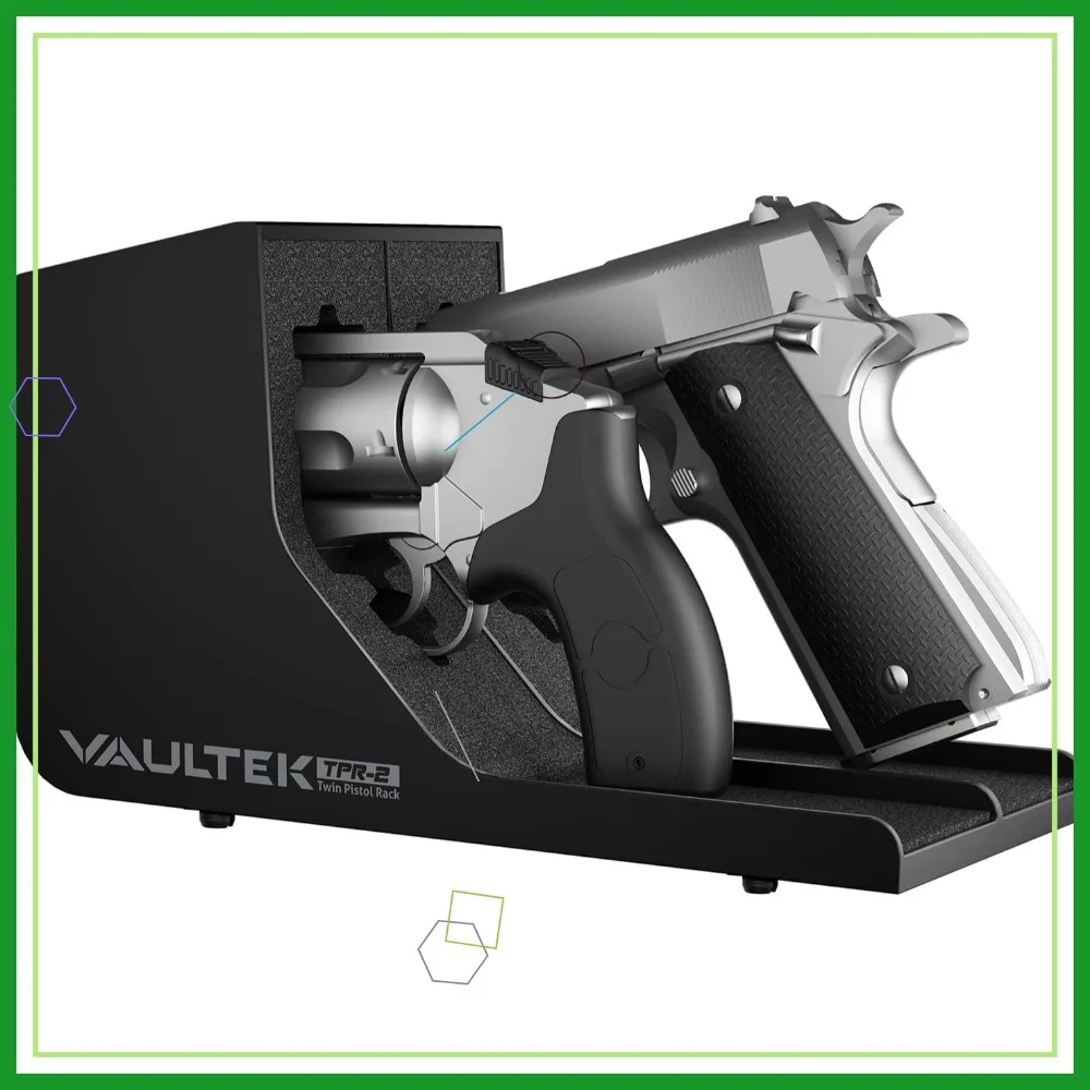 Modular Pistol Rack for Secure Handgun Storage with High-Density Foam and Flexible Fit