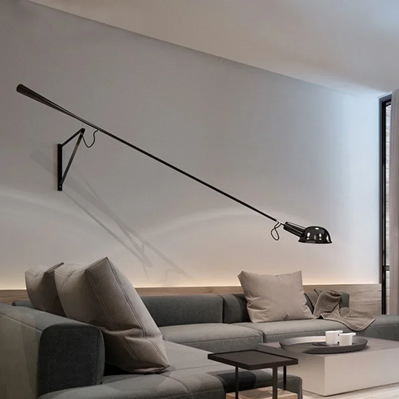 lampada de parede led rotativa com braco longo estilo industrial luzes de metal para estudo quarto sala de estar sofa decoracao de casa 01