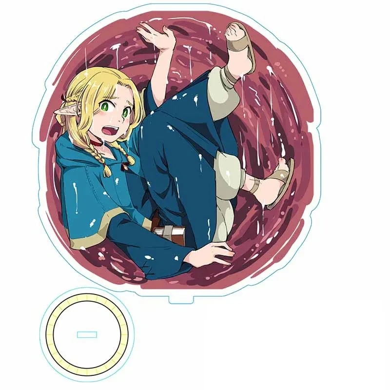 CCC 15cm Anime Delicious in Dungeon Marcille Laios Senshi Chilchuck Falin Acrylic Stand Ornament Adornment Keychains