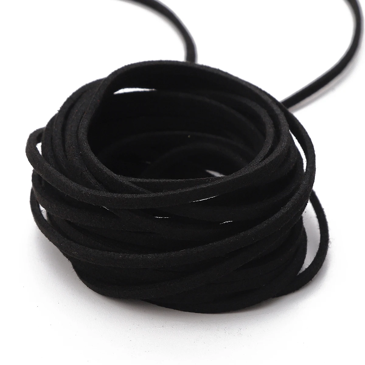 3mm Flat Double Sided Suede Cord for DIY Beading