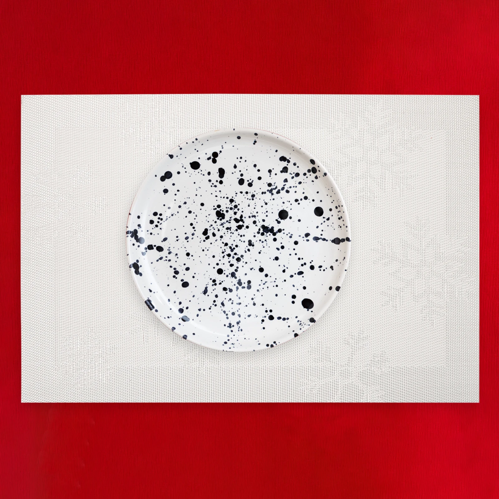 

6 Pcs Christmas Snowflake Placemat Winter Holiday Mats Festival Table Decor European Style Insulated Pvc Decoration