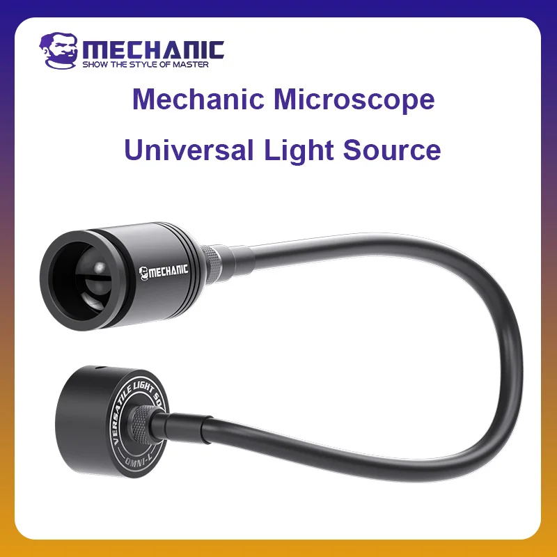 MECHANIC OFFICIAL Omni-L Microscope Universal Light Source 5W High Light LED Lamp Bendable Magnetic Base For Mobile Repair
