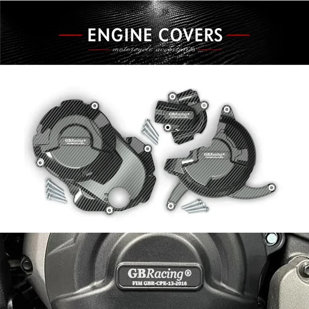 Motorcycle Engine Cover for Ducati Monster 950 SP / Plus / Multistrada V2 / DesertX (2021-2023)