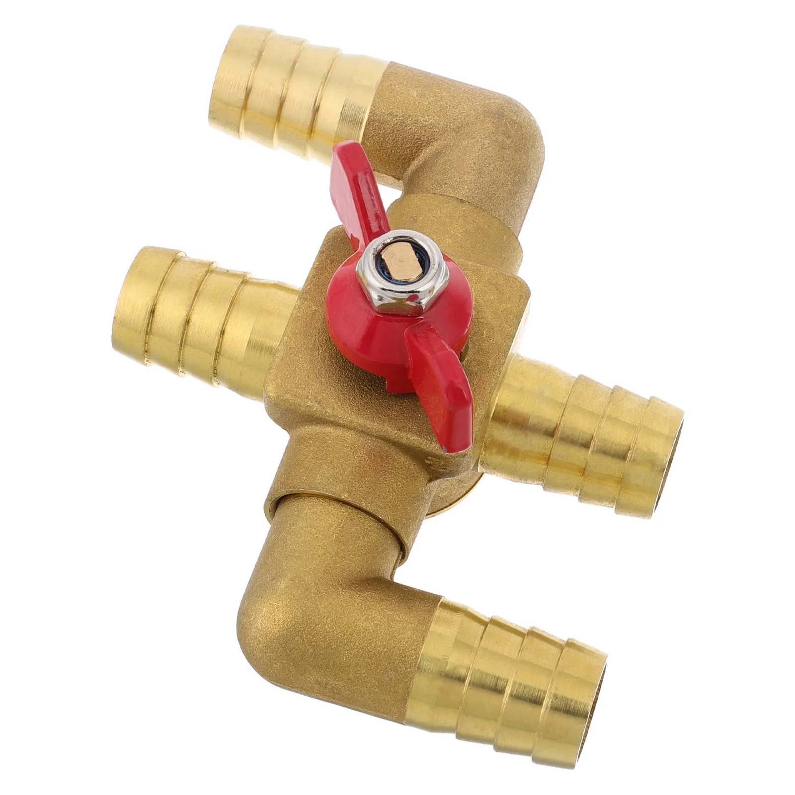 

Automotive 4 Way Water Valve Solid Copper Construction Manual Heater Control Valve Bypass Kit for Car Heating and Ac Seasonal