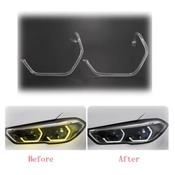 For BMW X5 X6 G05 G06 2019-2022 High DRL Car Headlight Light Guide Strip Daytime Running Light Tube Daily Headlamp DRL