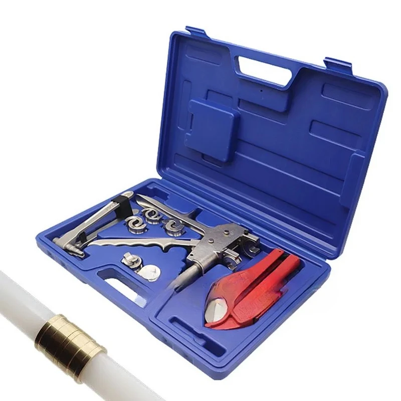 PVC Pex Tube Installation Repair Tools Manual Connecting Fit Special Crimping Pliers 10-20MM Floor Heating Pipe Slide Tight Kit