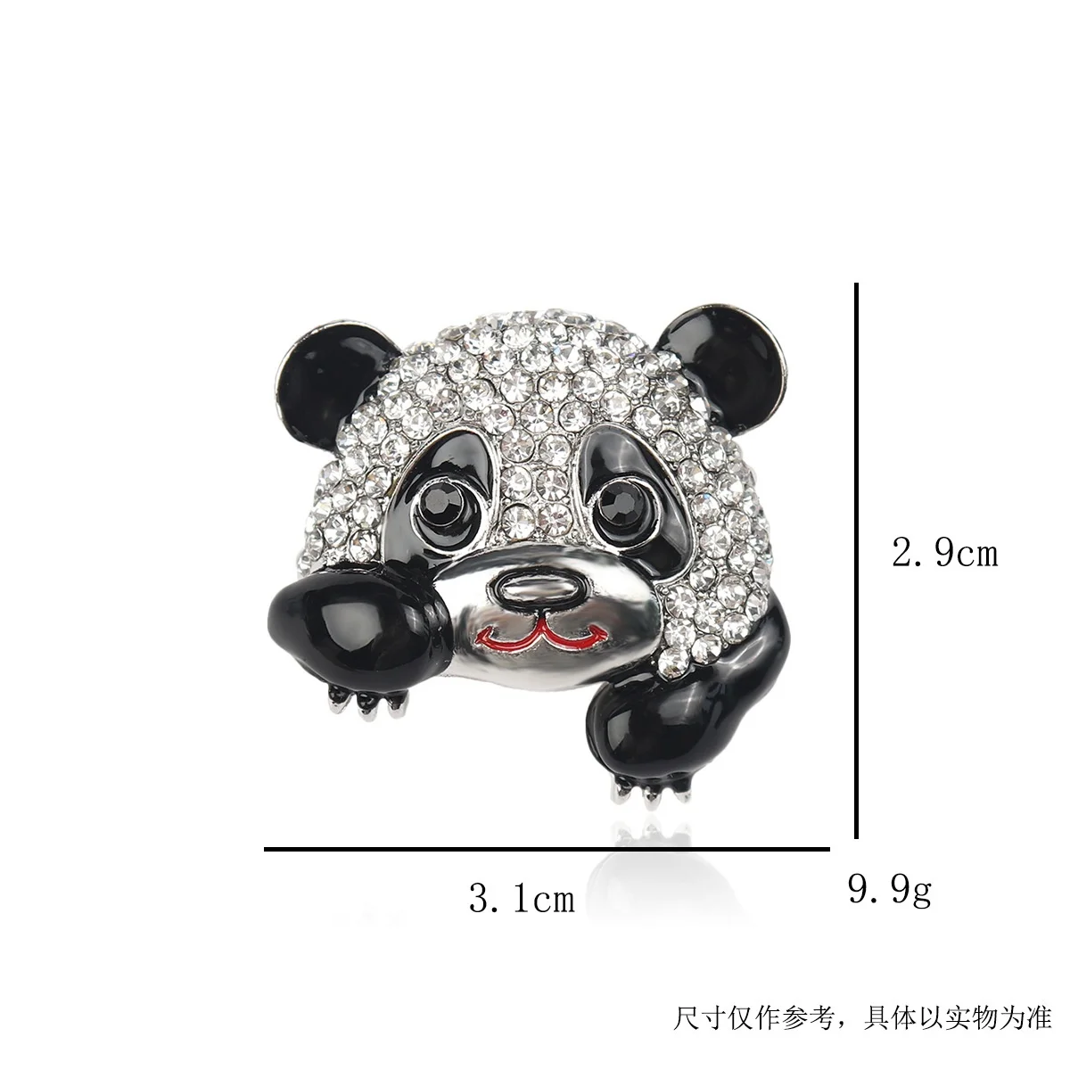 SKEDS Cute Panda Enamel Brooch Pin Badge Brooch For Women Children Denim Clothing Backpack Animal Jewelry For Kids Brooches