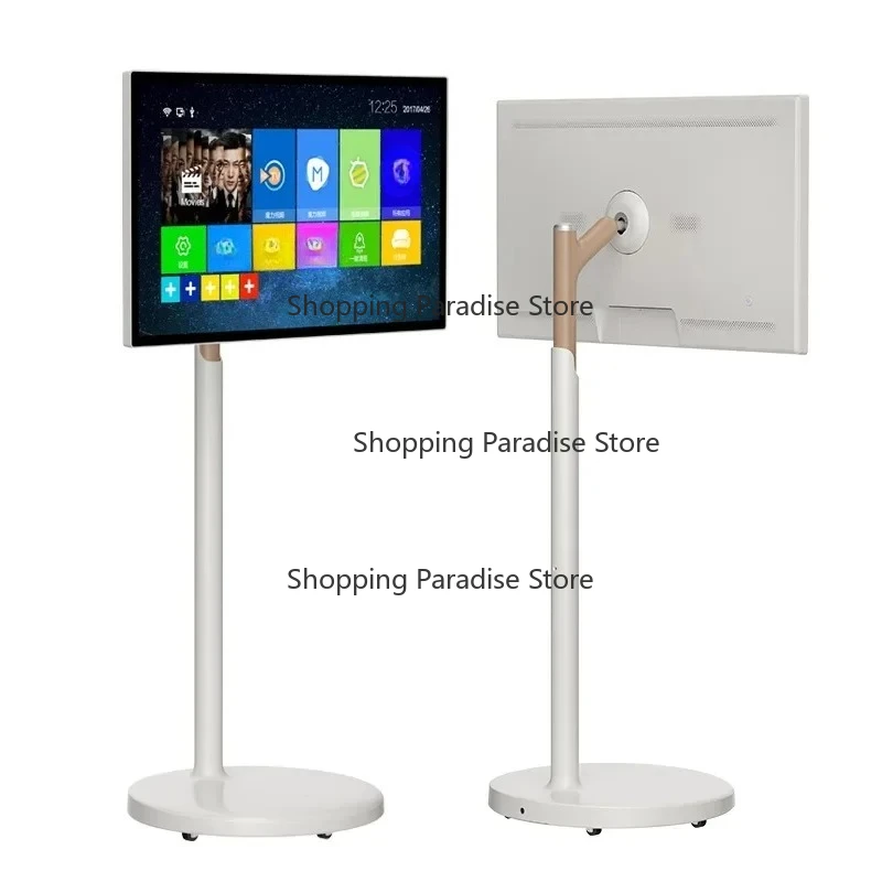 Wireless Projection Smart Screen And-roid Advertising Machine Touch Mobile Computer TV with Built-in Battery