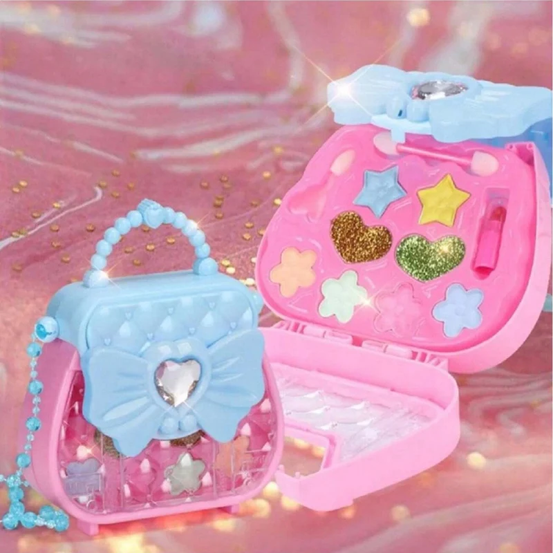 Children'S Beauty Toy, Girl Makeup Bag, Small Bag, Princess Washable, Pretending to Play with Makeup Set