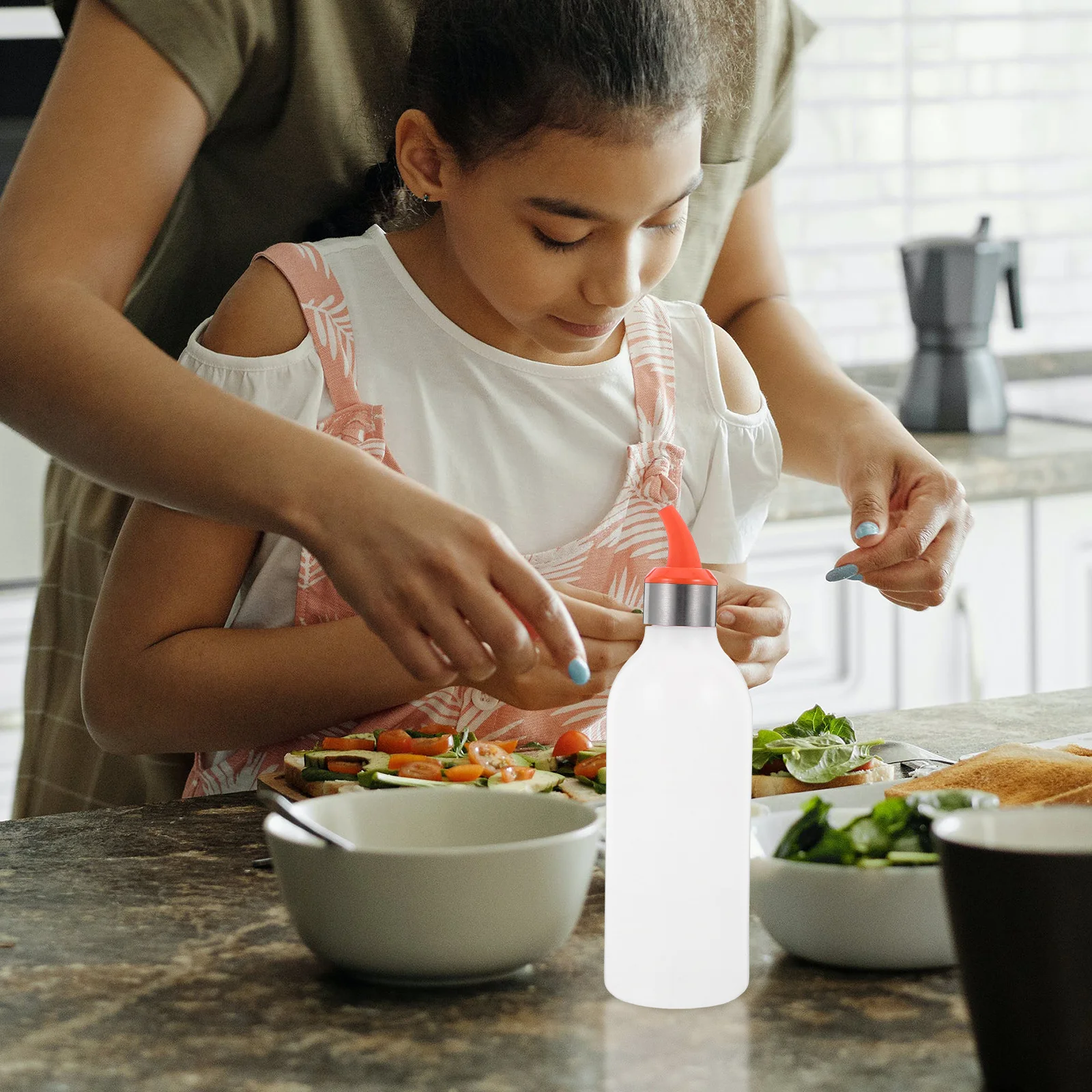 

Squeeze Bottle Sauce Storage Container Multi Function Portable Condiment Dispenser Smooth Surface Easy Squeezing Bbq Salad