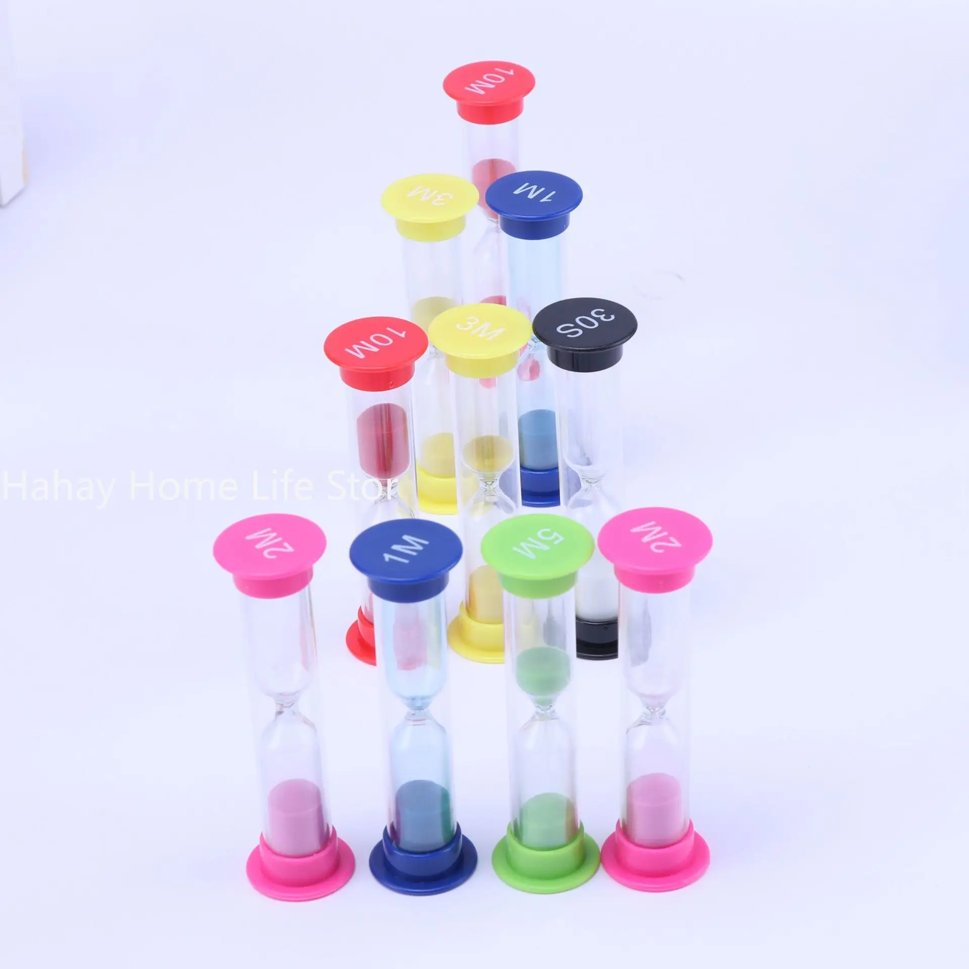 Hourglass 30S/1/2/3/5/10Minutes Sand Timer Sand Clock Desktop Ornament Sand Watch Children Kids Gift Home Decoration