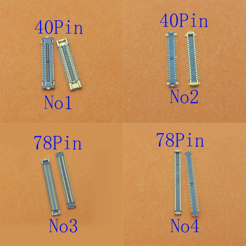 2-50Pcs Lcd Display FPC Connector Plug Usb Charging For Samsung Galaxy M31S M317 A31 A315 A51 A515 A41 A415 A71 A715 40 78 Pin