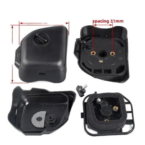 for lawn mower, brush cutter and hedge trimmer G26 air filter accessories