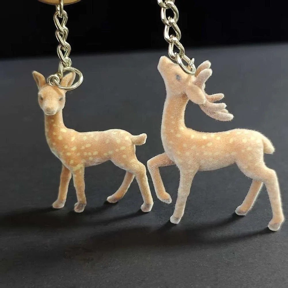 Versatile Portable Christmas Elk 3D Korean Style Phone Charms Handmade DIY Bead Case Christmas Gift