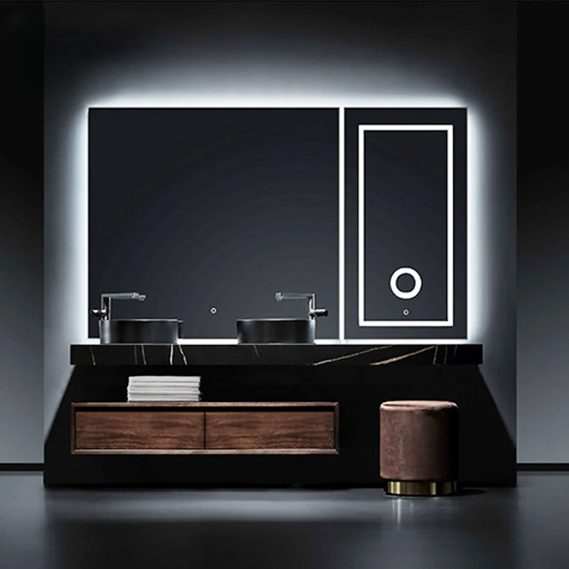 

Designer Model High-End Custom Toilet Bathroom Cabinet Combination Wash Basin Pool Toilet Sink Modern Minimalist