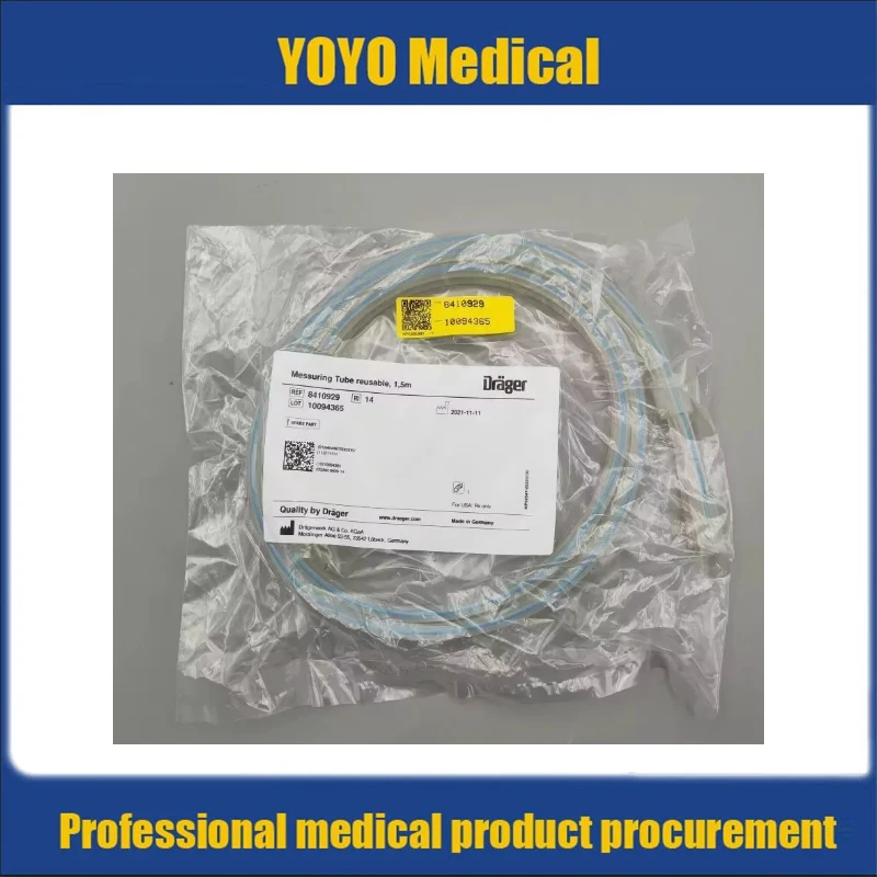 

Original Drager Fabius Machine Measuring Tube for Flowsensor Connector For Flow Sensor Messuring Tube Reusable 1.5m 8410929