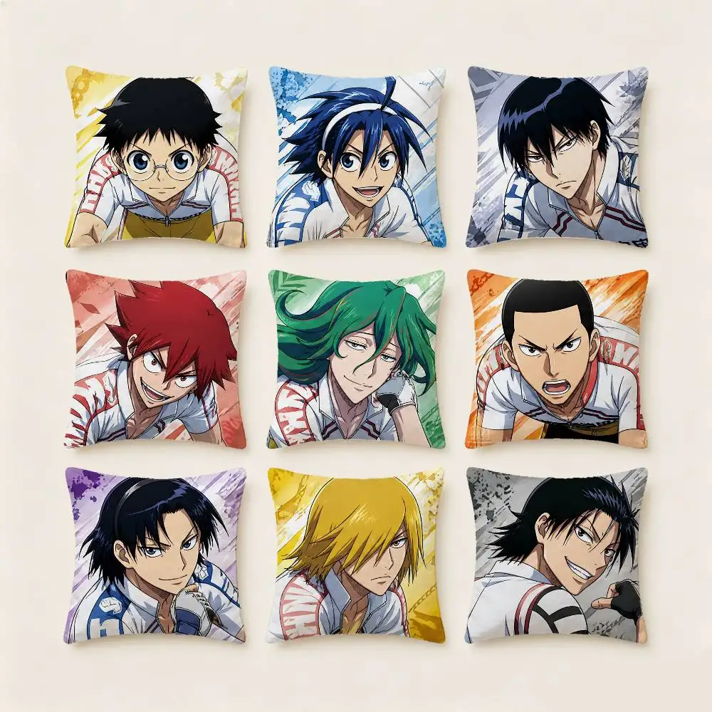 Yowamushi Pedal Pillow Case Fashion Square Pillowcase Bedroom Sofa Room Ins Decoration Leisure