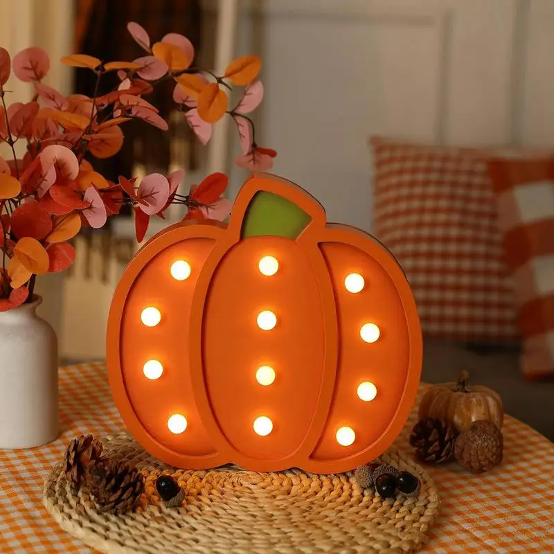 

Light Up Wooden Pumpkin Halloween Fall Pumpkin Decor For Home Lighted Centerpiece Festival Wooden Decoration For Halloween Fall